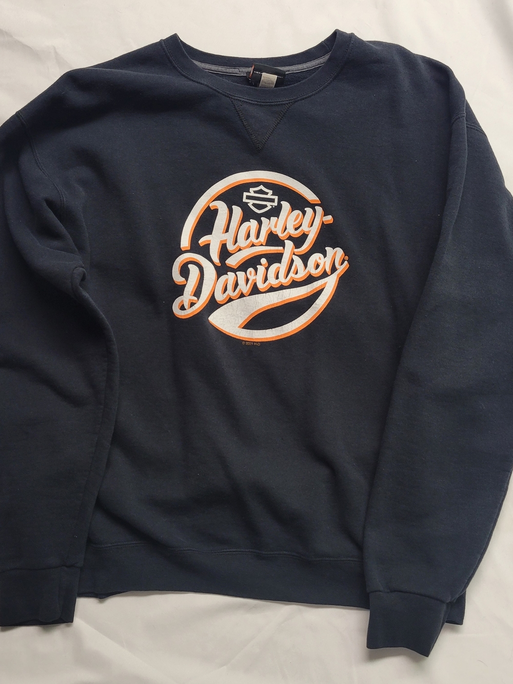 Harley-Davidson Winnipeg Manitoba Canada Crewneck Sweatshirt Black Large - Picture 1 of 9